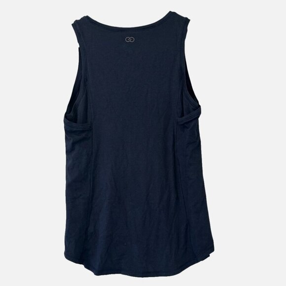Calia XS Navy Blue Sleeveless Sport Athleisurewear FEARLESS Athletic Tank Top - Picture 2 of 2